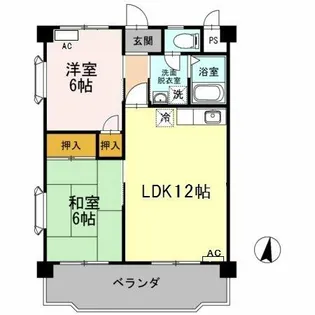 ヴィンテージ本多 Ⅲ【3階】の間取り