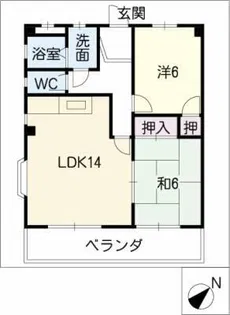 サングランデ元町【3階】の間取り