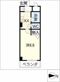 山富ビル【5階】の間取り