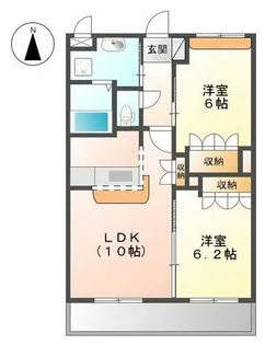 グラシアス【1階】の間取り