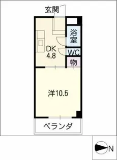 クレスト仁【4階】の間取り