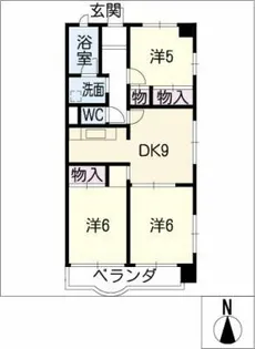 エクセレント伸和【2階】の間取り