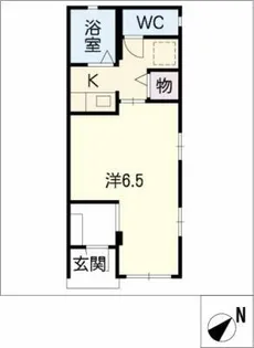 エルメゾン【1階】の間取り