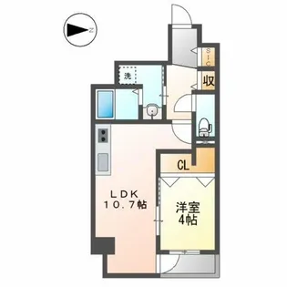 White Lord 錦【4階】の間取り