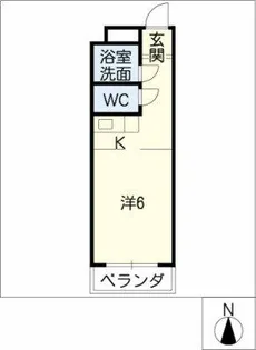 アメニティ鈴木【2階】の間取り