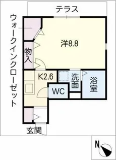 シェトワ新栄【3階】の間取り