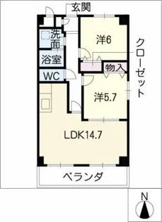 ドエル21【3階】の間取り