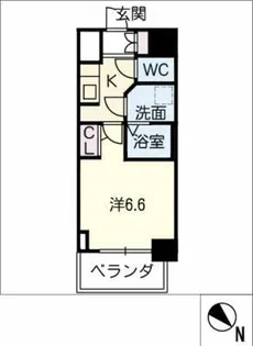 CKーRESIDENCE野並駅前【10階】の間取り
