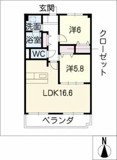 GRAN ANEWDJ【3階】の間取り