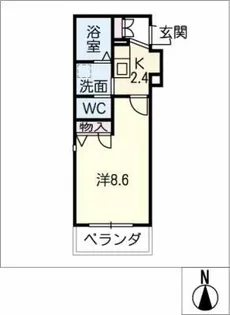 quintet【1階】の間取り