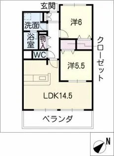 ヴェル コリーヌ【1階】の間取り