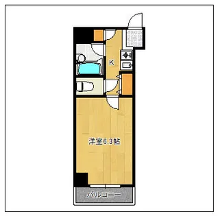 KT大橋【5階】の間取り