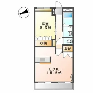 アイリス大鐘【2階】の間取り