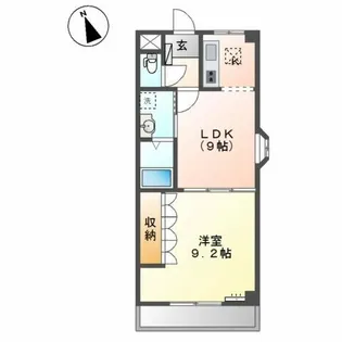 ボンヌ・コリーヌ【1階】の間取り