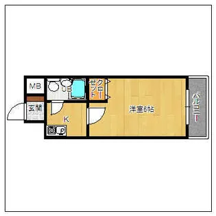 メゾン・ド・コンフォート【108号室】の間取り