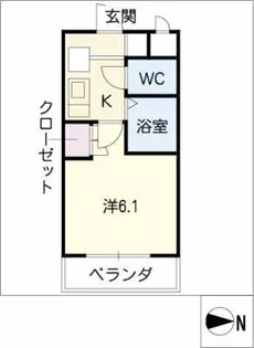 TIP TOP 藤が丘【2階】の間取り