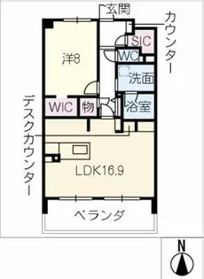 MaisonSoleil藤が丘【10階】の間取り