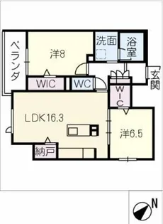 アンビエラ宝が丘【1階】の間取り