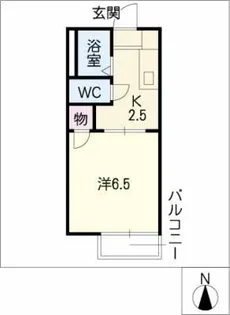 グランパス植田【2階】の間取り