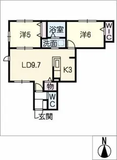 MIRATAKA【1階】の間取り