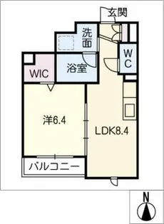 エスポワールひかり【2階】の間取り