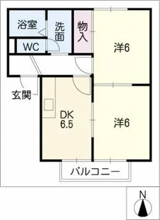 フレグランス平針【2階】の間取り