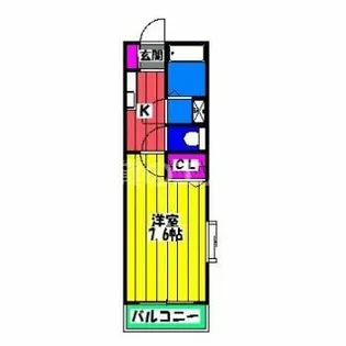コンフォール井尻【3階】の間取り