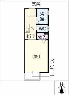 ルミネ東脇【2階】の間取り