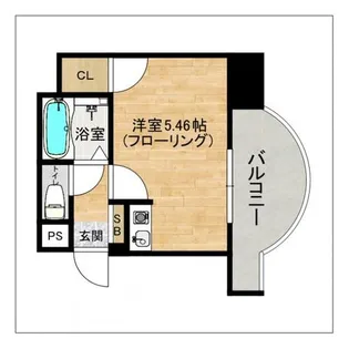 ノアーズアーク博多駅前【508号室】の間取り