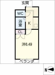 メゾンプロスパ【1階】の間取り