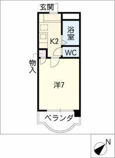 エトワール上条【3階】の間取り