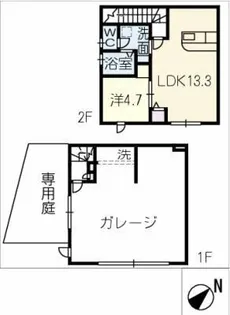 G square【2階】の間取り