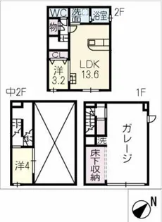 G square【2階】の間取り