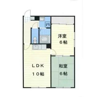 エリザベート北31-Ⅱ【203号室】の間取り