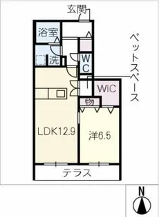 Blumenhof【1階】の間取り