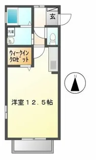 サンハイムKⅢ【103号室】の間取り