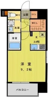 ヴィラエーデル名駅【501号室】の間取り