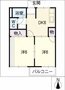 SAKATOMI FLAT【2階】の間取り
