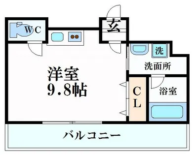 エクセル姫路【10階】の間取り