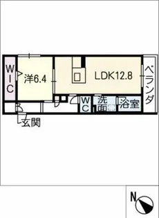 アルフラット【2階】の間取り