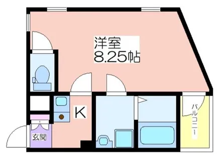 レディエント安立【2階】の間取り