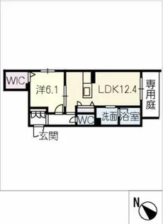 アークヒルズ豊橋【1階】の間取り