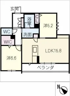 アークヒルズ豊橋【3階】の間取り