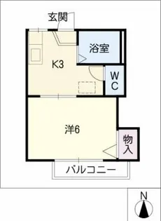 カーサ・エイト【2階】の間取り
