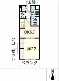 メルベーユ【4階】の間取り