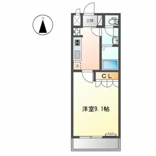 L’acorn【2階】の間取り