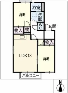 エクセル弐番館【2階】の間取り