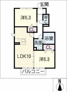 Amor Dens Ⅰ【1階】の間取り