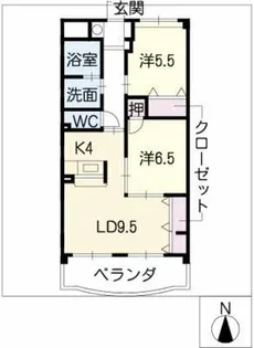 Felice美里【2階】の間取り