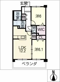 Grantage WEST【2階】の間取り